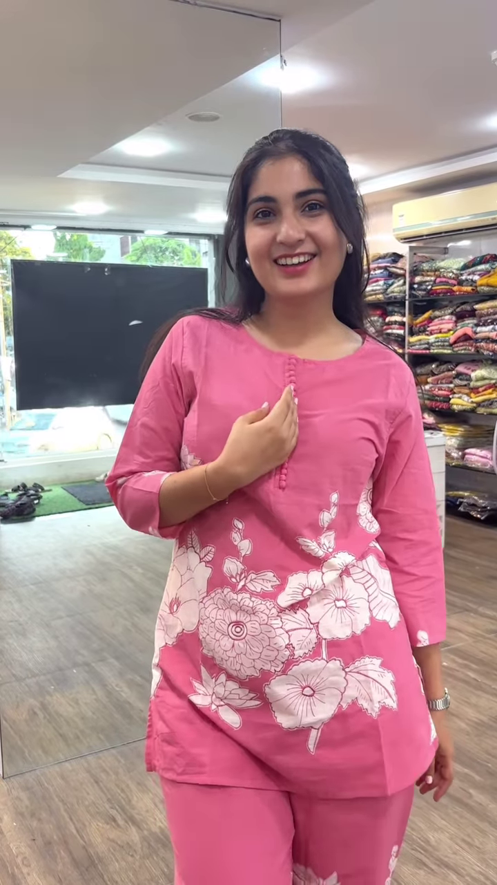 Breezy Elegance: Your Go-To Summer Cotton Co-ord Set 🌿✨ - Image 8