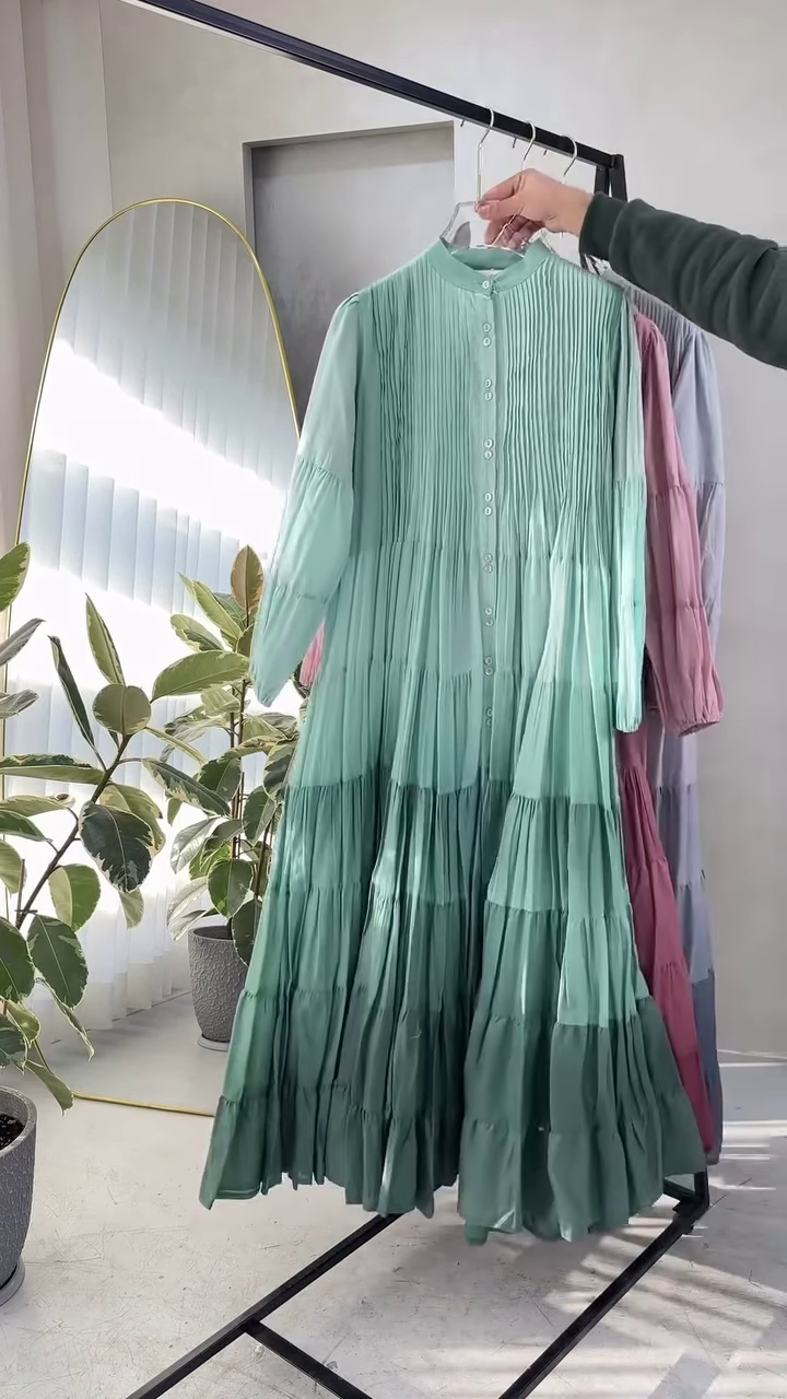 Flow Into Color: The Ultimate Pleated Maxi Dress Collection for Effortless Elegance ๐ - Image 4