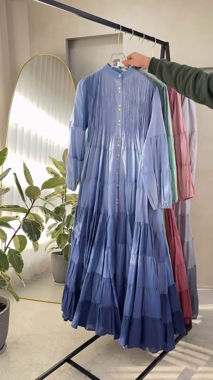 Flow Into Color: The Ultimate Pleated Maxi Dress Collection for Effortless Elegance ๐ - Image 5