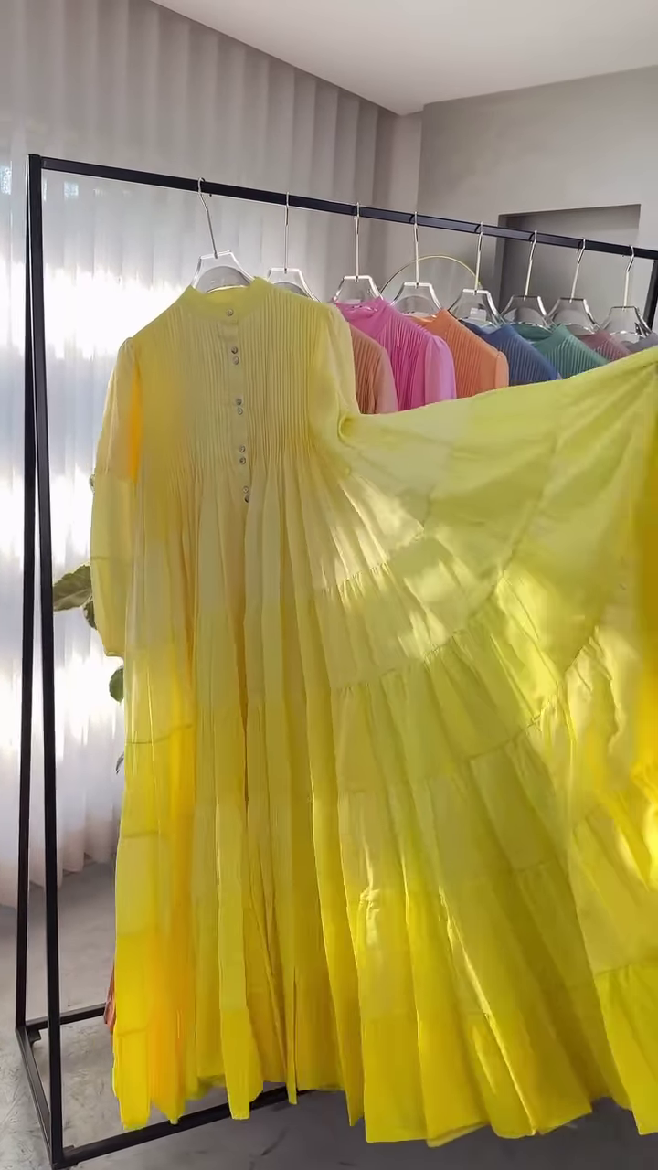 Flow Into Color: The Ultimate Pleated Maxi Dress Collection for Effortless Elegance ๐ - Image 10