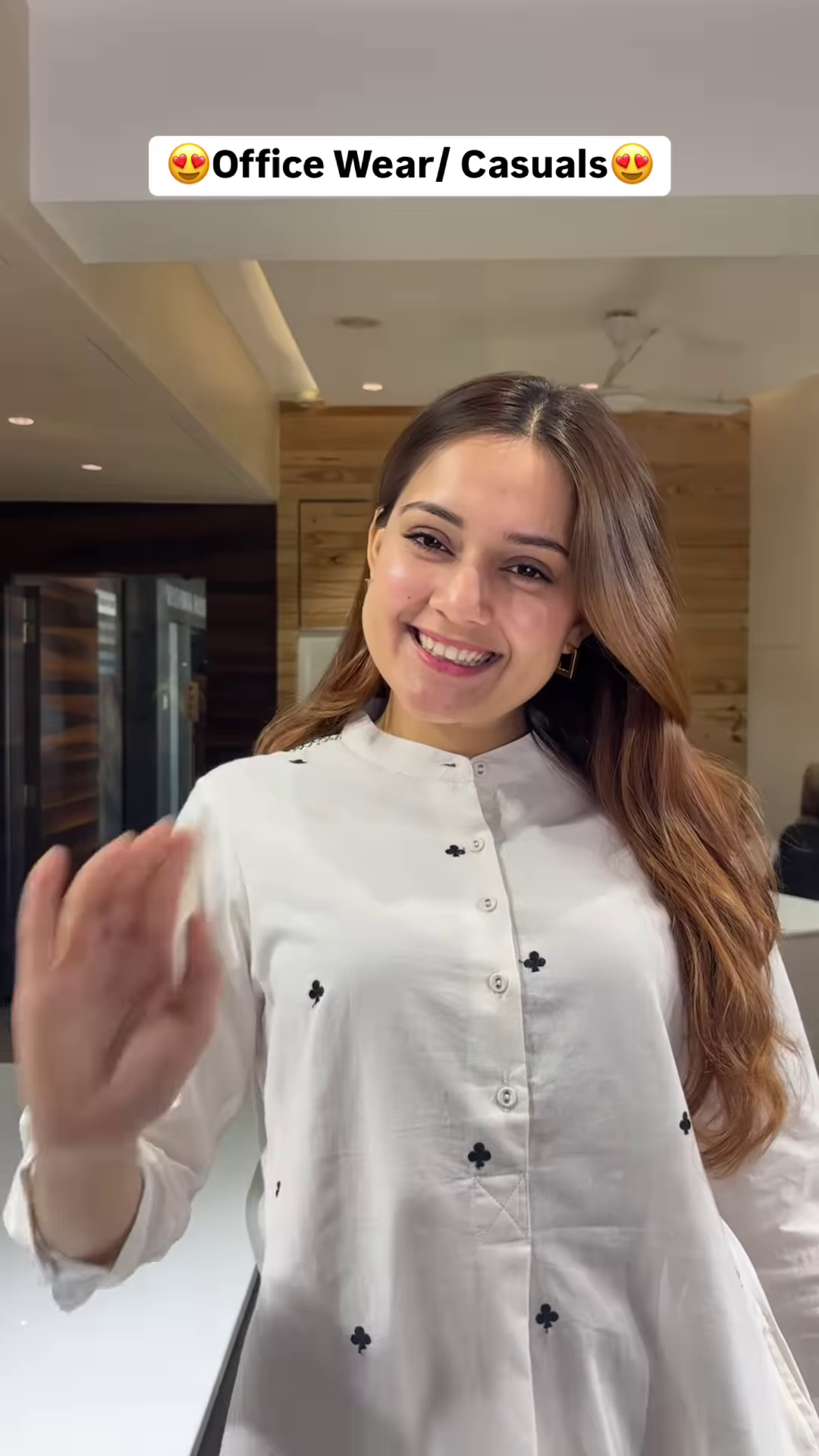 Elegant White Cotton Kurti for Office & Casual Wear - Image 3